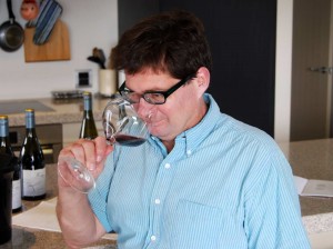 US Wine Blogger Blake Grey tries a Misha's Vineyard Pinot Noir.
