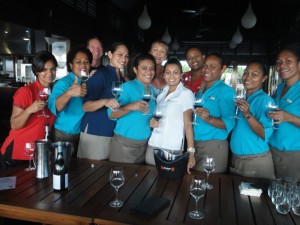 The staff at Fiji Spa & Resort - Hilton