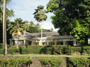 Plantation House - one of three restaurants on Laucala