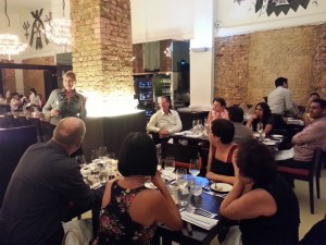 Misha presents at our Prime Society wine dinner